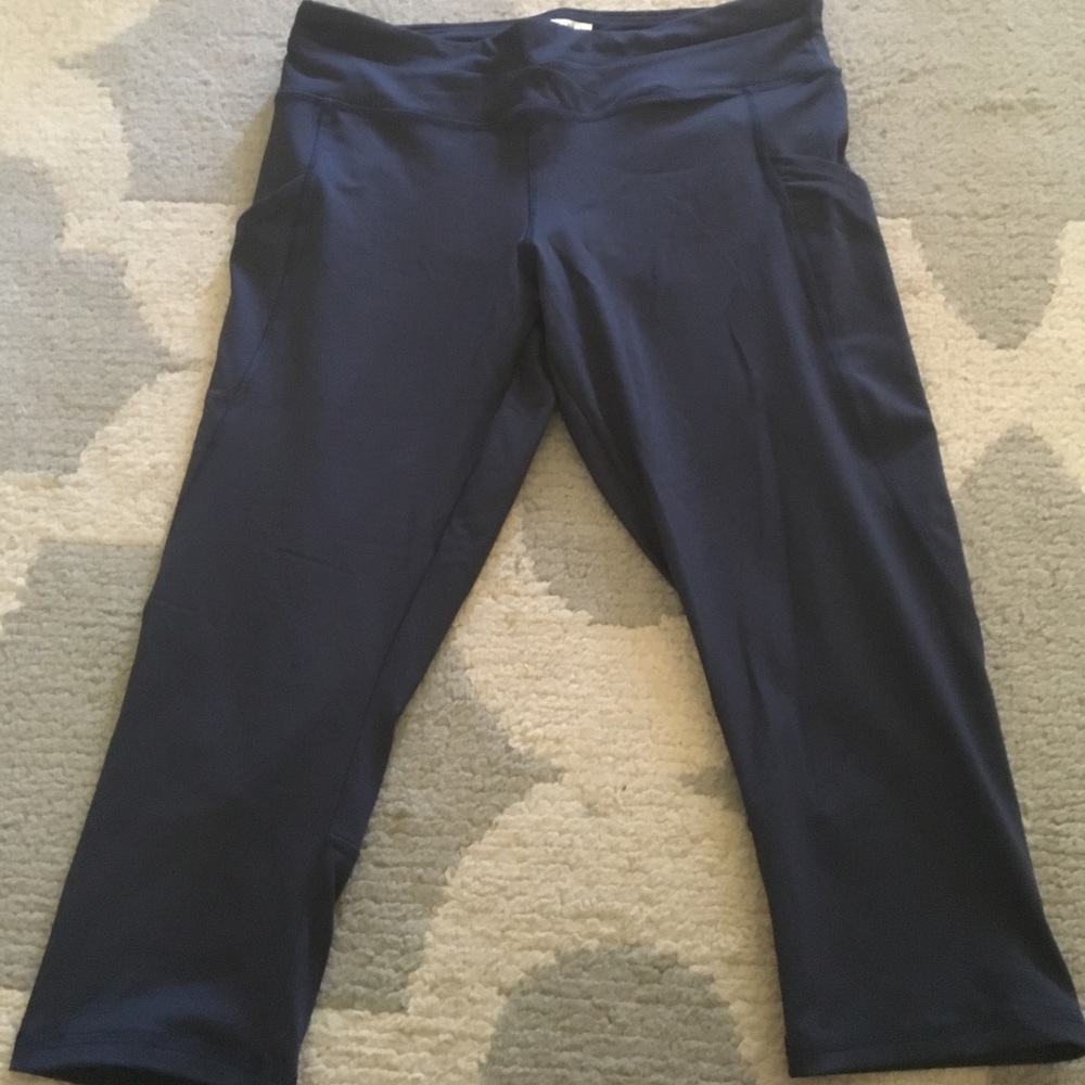 Forever 21 Navy Blue Active Leggings